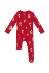 Kyte Baby Zippered Footie in Gingerbread - Princess and the Pea Boutique