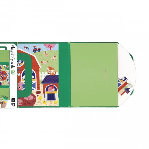Janod Magnetipuzzle - Farm 24pcs
