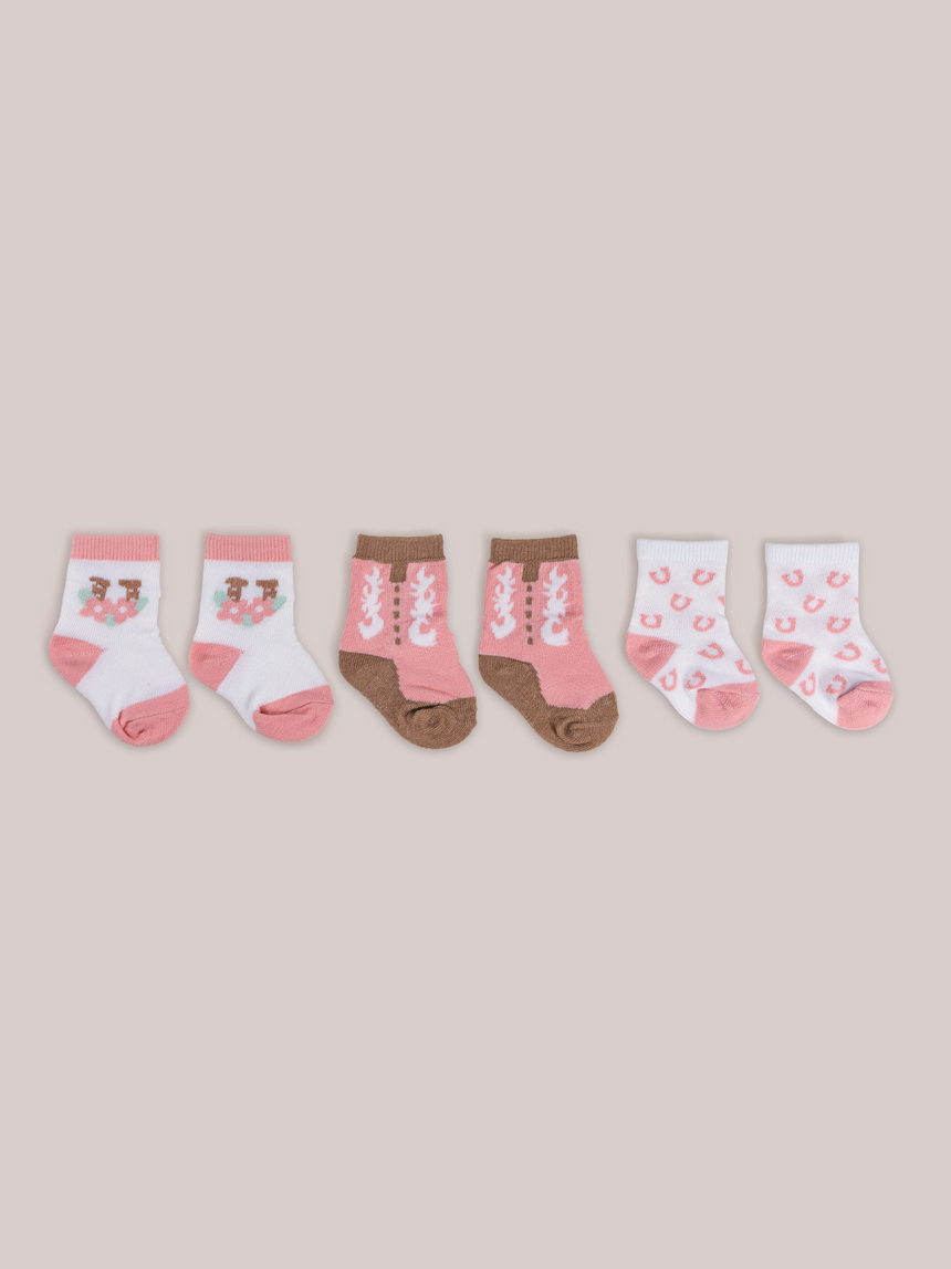 Baby Socks Trios Bloomin' Boot