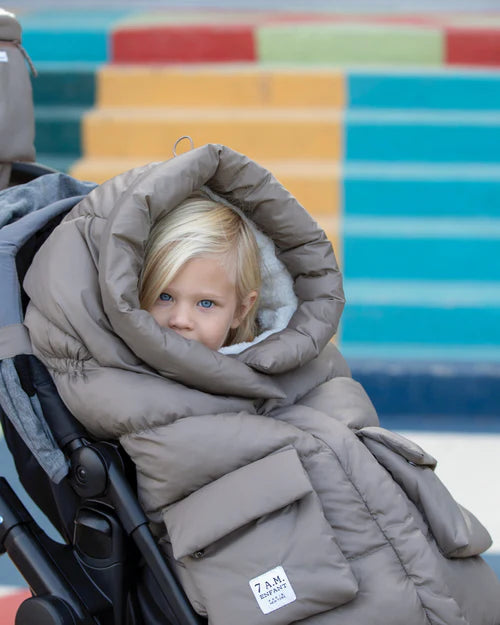 7AM Enfant Blanket 212 Evolution- Oslo Cloud Chestnut