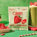 OHME! Crispy Strawberries Snack Size 16g