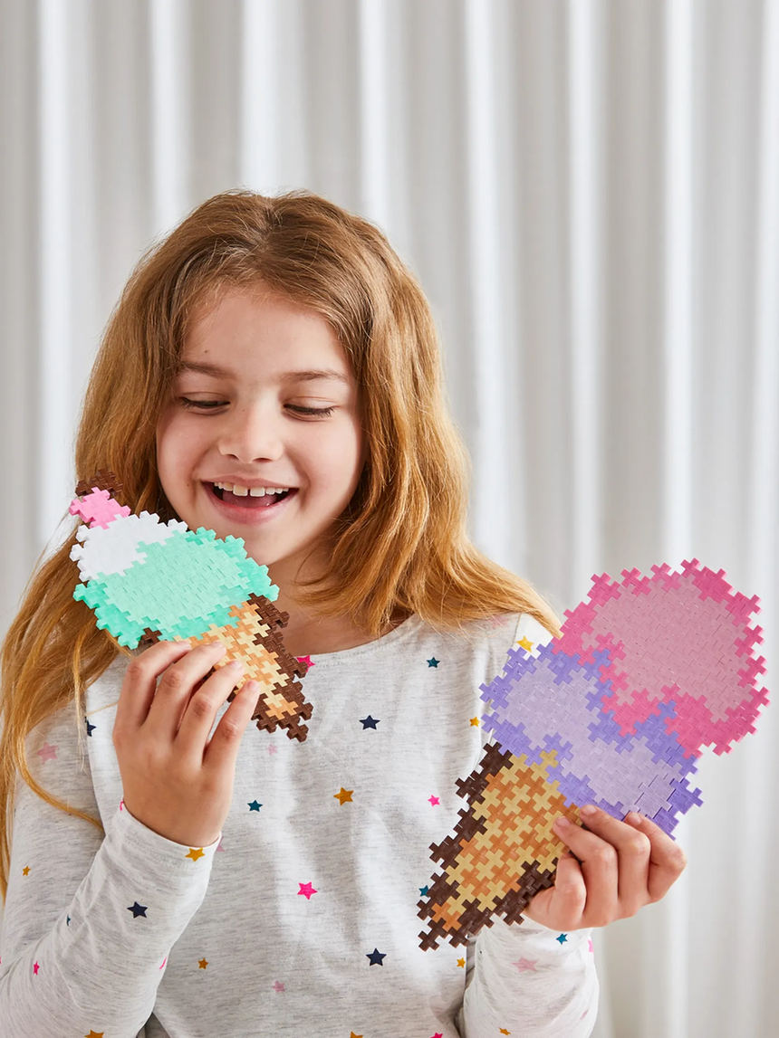 PlusPlus Puzzle By Number - Ice Cream Cones 250pcs