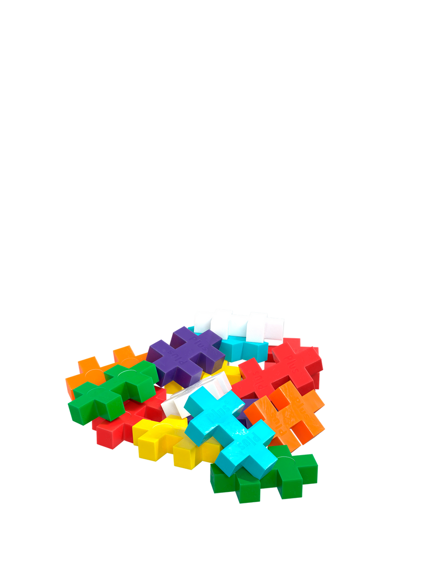 Plus-Plus Tube - BIG Rainbow Color Mix - 15 pcs