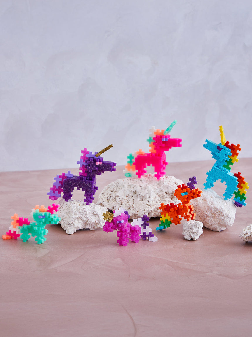 Plus-Plus Tube - Rainbow Unicorns - 100 pcs