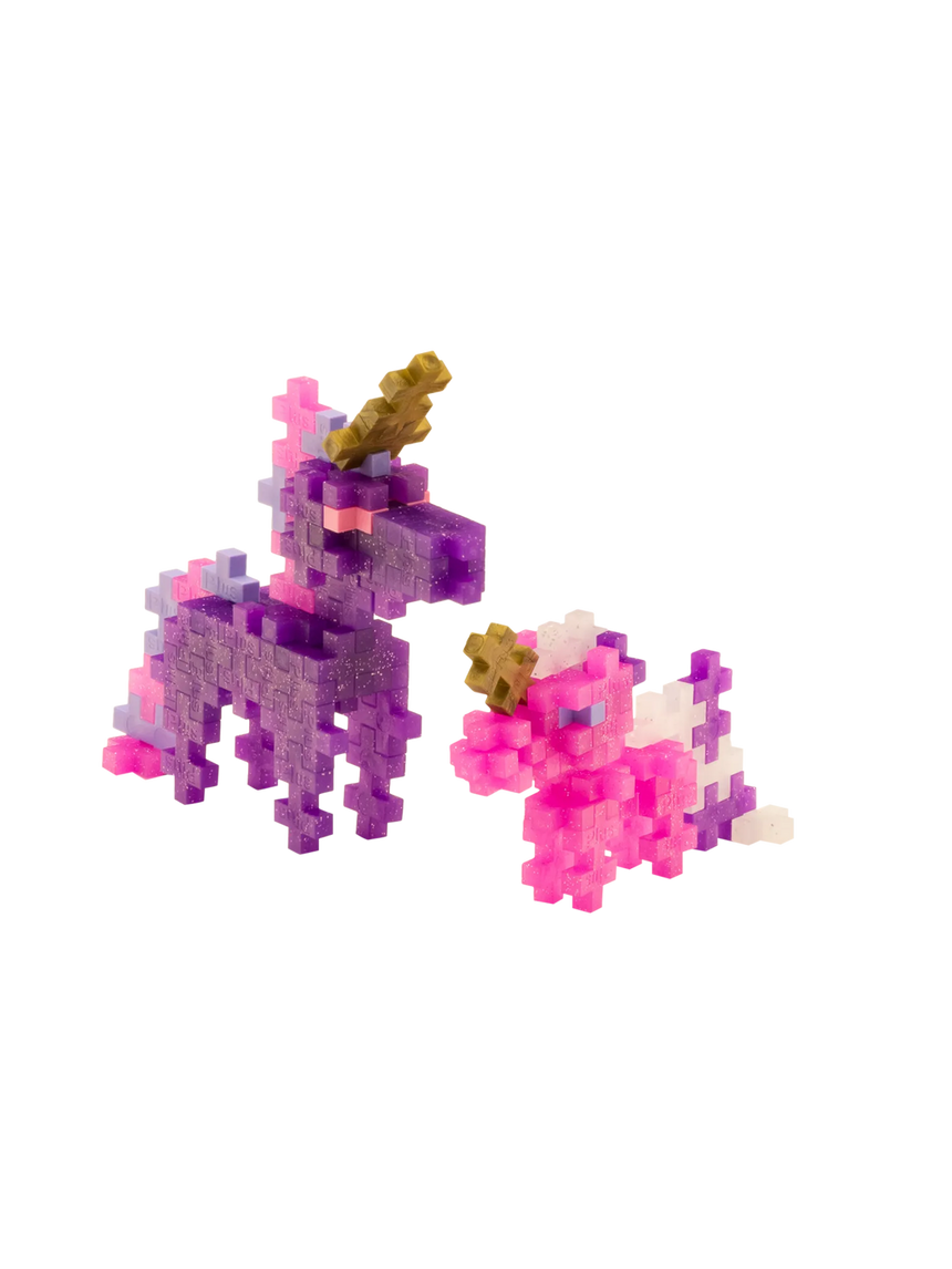 Plus-Plus Tube - Glitter Unicorns - 100 pcs