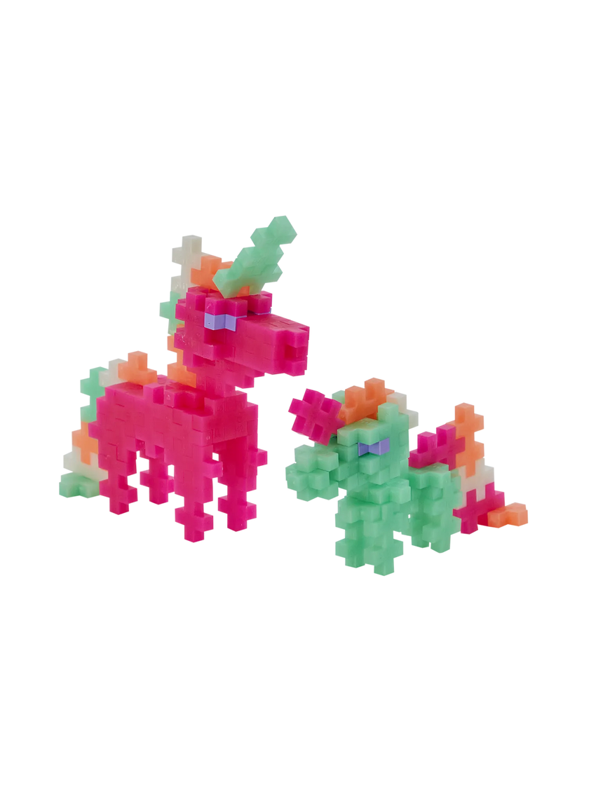 Plus-Plus Tube - Pearl Unicorns - 100 pcs
