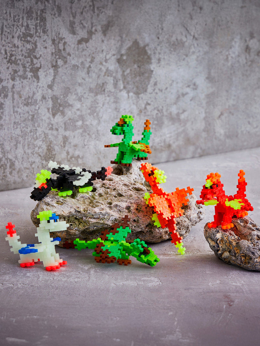 Plus-Plus Tube - Fire Dragons - 100 pcs