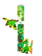 Plus-Plus Tube - Earth Dragons - 100 pcs