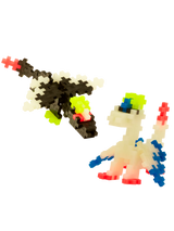 Plus-Plus Tube - Glow Dragons - 100 pcs