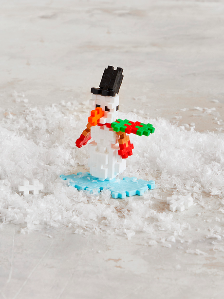Plus-Plus Tube - Snowman - 100 pcs