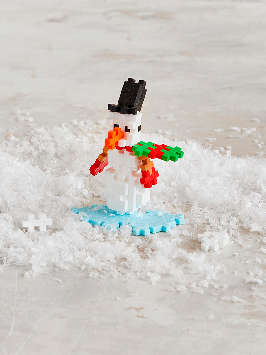 Plus-Plus Tube - Snowman - 100 pcs
