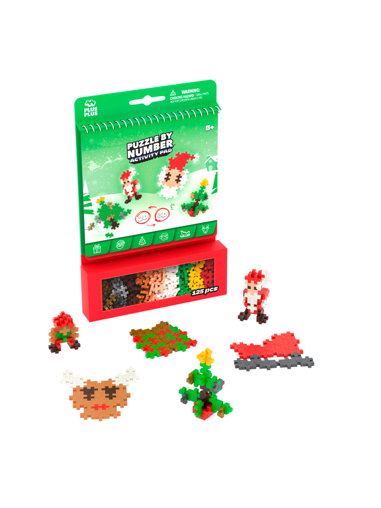 Plus-Plus Puzzle by Number – Christmas 125pcs