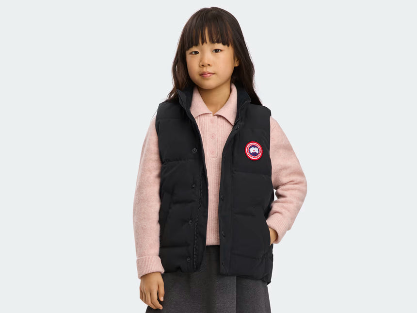 Gilet Vanier Canada Goose pour jeune 2024 – Noir 