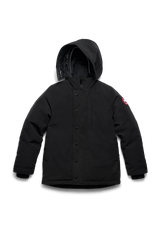 Parka Canada Goose Logan pour jeune - Noir sans fourrure 