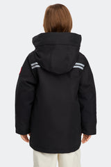 Parka Canada Goose Logan pour jeune - Noir sans fourrure 