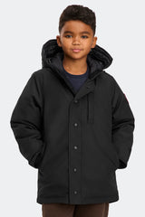 Parka Canada Goose Logan pour jeune - Noir sans fourrure 