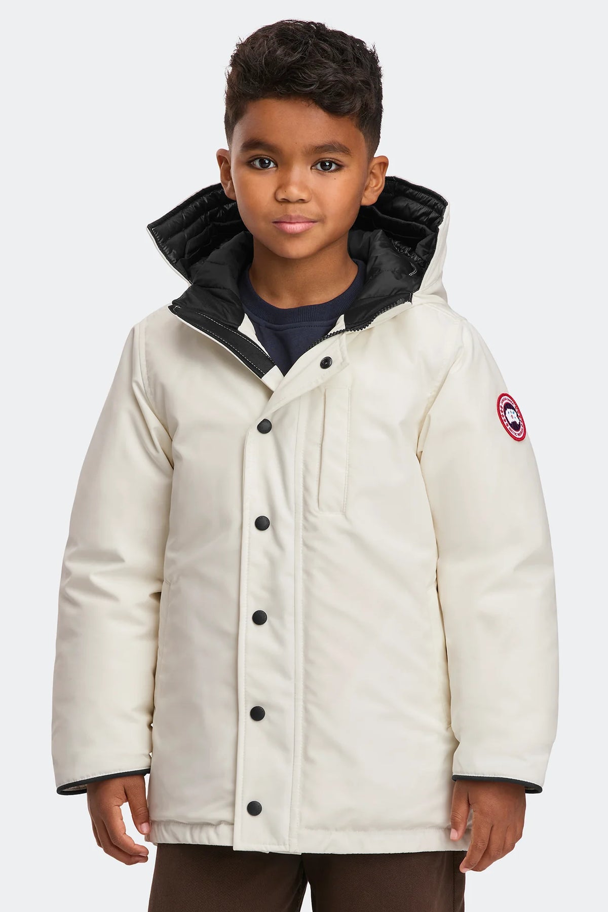 Canada Goose Youth Logan Parka - North Star White
