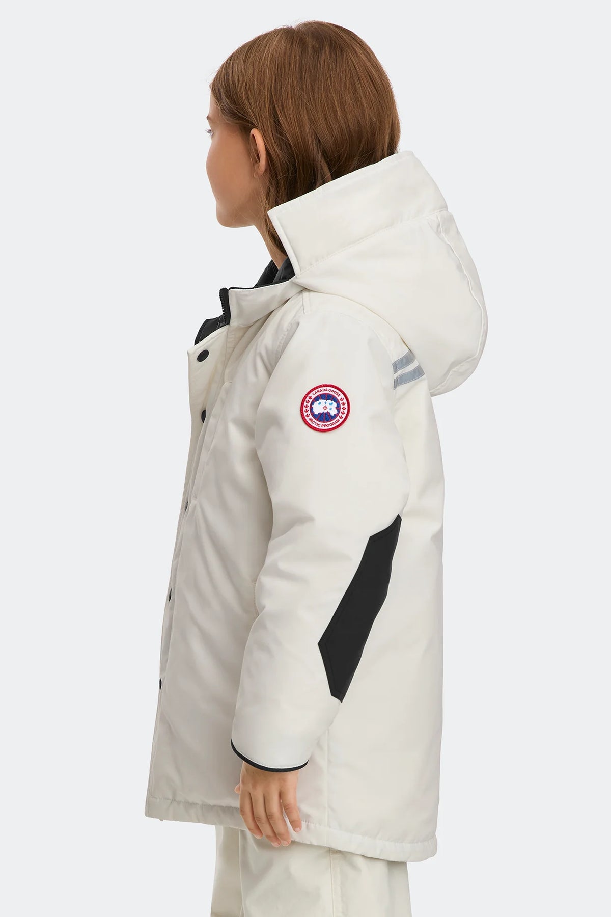 Canada Goose Youth Logan Parka - North Star White