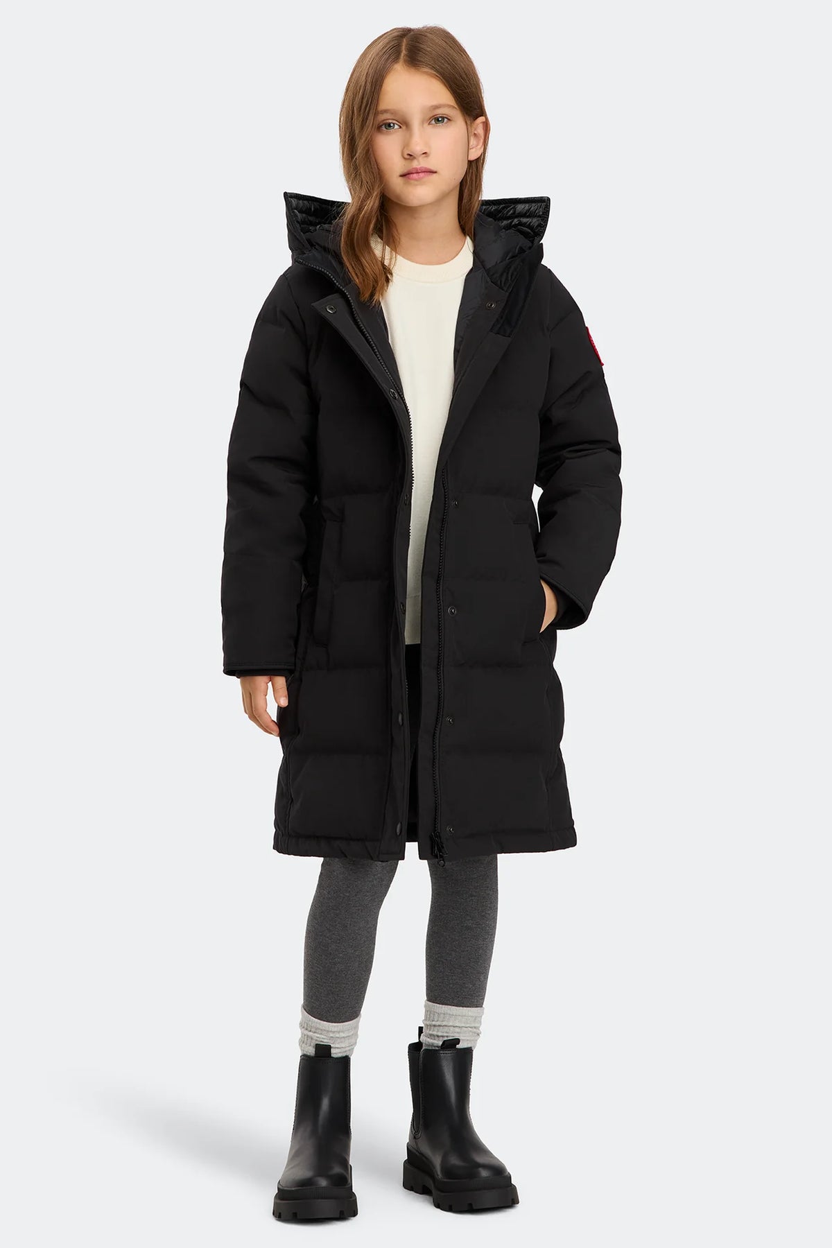Canada Goose Youth Juniper Parka - Black