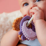 B.BOX Trio Teether - Peony