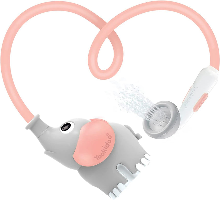 Yookidoo Elephant Baby Shower Head - PINK