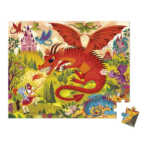Janod Puzzle PZ54: Kingdom of Dragons