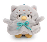 NICI Mymochi Penguin Waddle with duck and cat costume