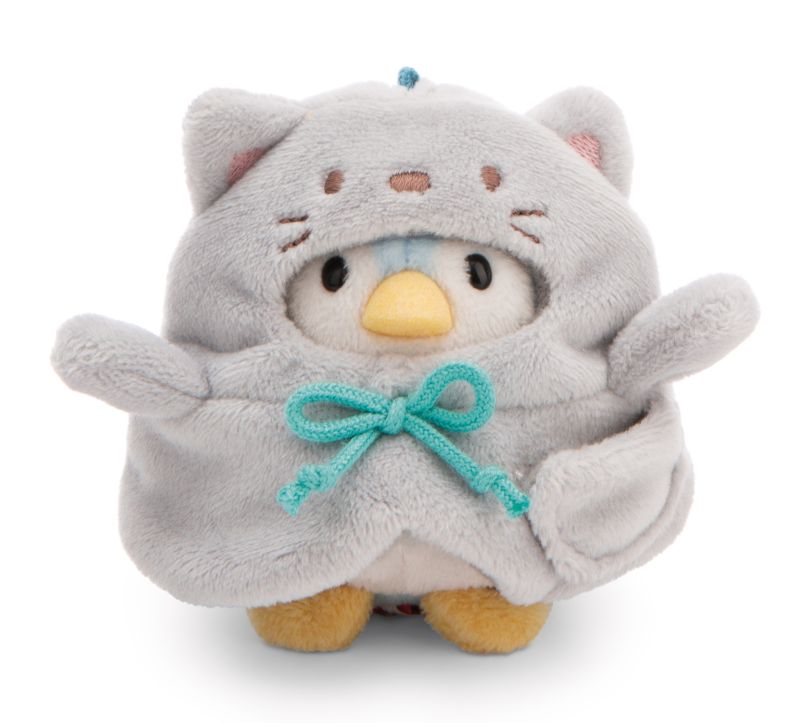 NICI Mymochi Penguin Waddle with duck and cat costume