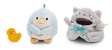 NICI Mymochi Penguin Waddle with duck and cat costume