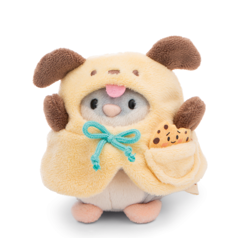 NICI Mymochi Hamster Shai with cookie and dog costume
