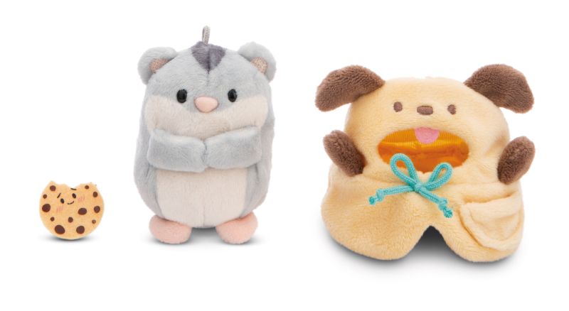 NICI Mymochi Hamster Shai with cookie and dog costume
