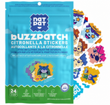 NATPAT Buzz Patch Citronella Stickers for Kids (24 Stickers)
