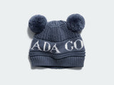 Bonnet à double pompon Canada Goose pour bébé – Bleu Pacifique