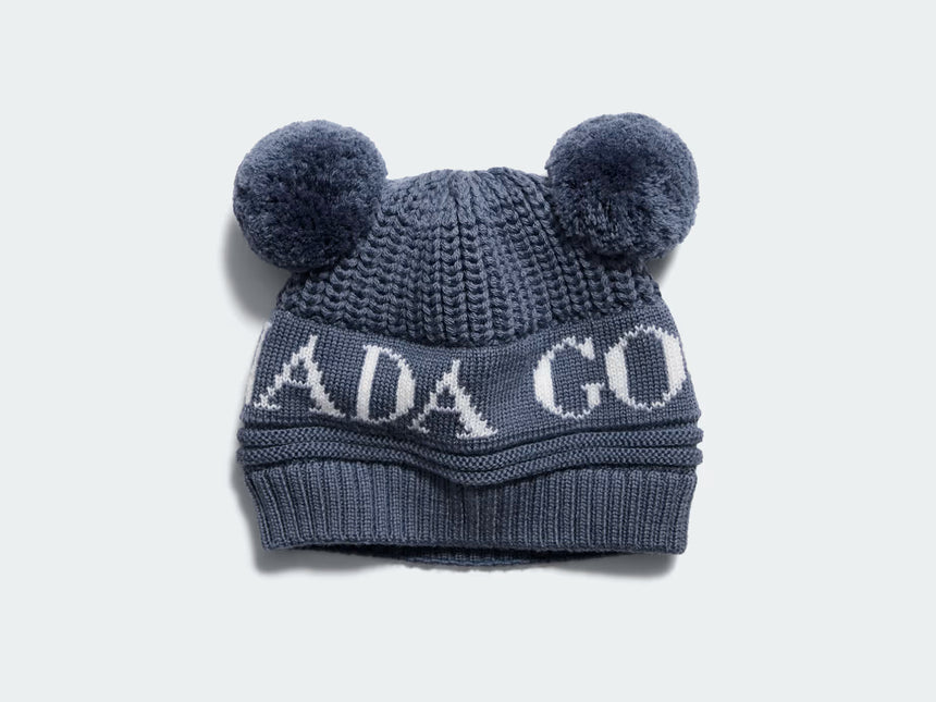 Canada Goose Baby Double Pom Hat - Ozone Blue