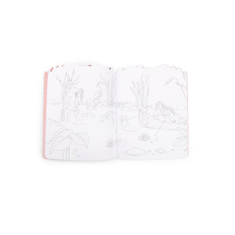 Moulin Roty Les Rosalies - Colouring Book w/ Stickers