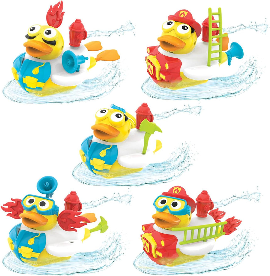 Yookidoo Jet Duck Firefighter Bath Toy