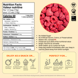 OHME! Freeze-Dried Raspberries (Whole) 38g