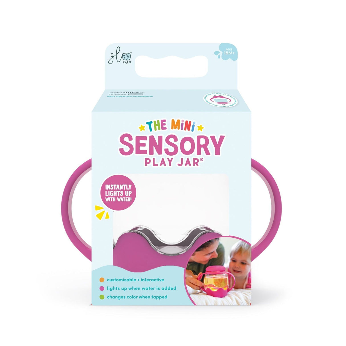 Glo Pals Mini Sensory Play Jar - Gumdrop