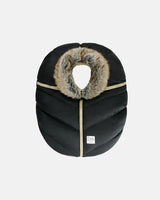 7AM Enfant Car Seat Cocoon - Tundra Black Faux Fur