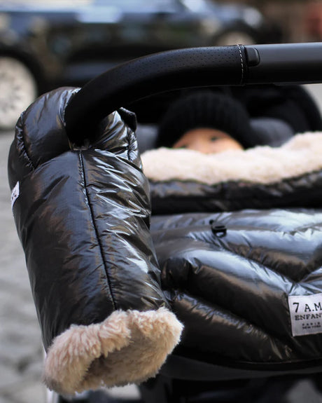 7AM Enfant Warmmuffs - Black Polar