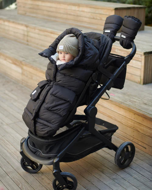 7AM Enfant Warmmuffs - Black Plush