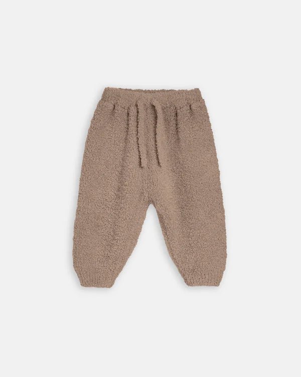 7AM Enfant Boxy Lounge Pants - Fuzzy Taupe - Princess and the Pea Boutique