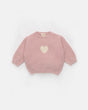 7AM Enfant Boxy Sweater - Fuzzy Love Ash Rose Ecru - Princess and the Pea Boutique