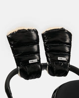 7AM Enfant Warmmuffs - Ushuaia Black Liquid Shine - Princess and the Pea Boutique