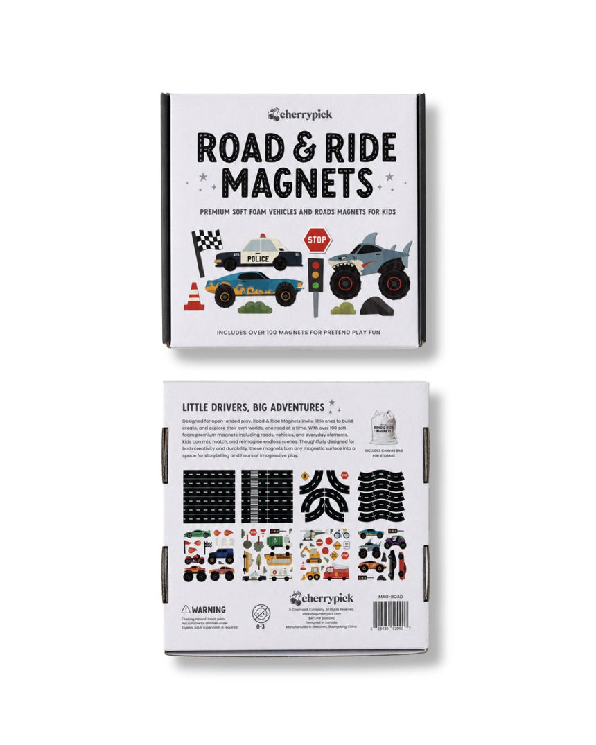 Road & Ride Car Magnets Set (100pc set)