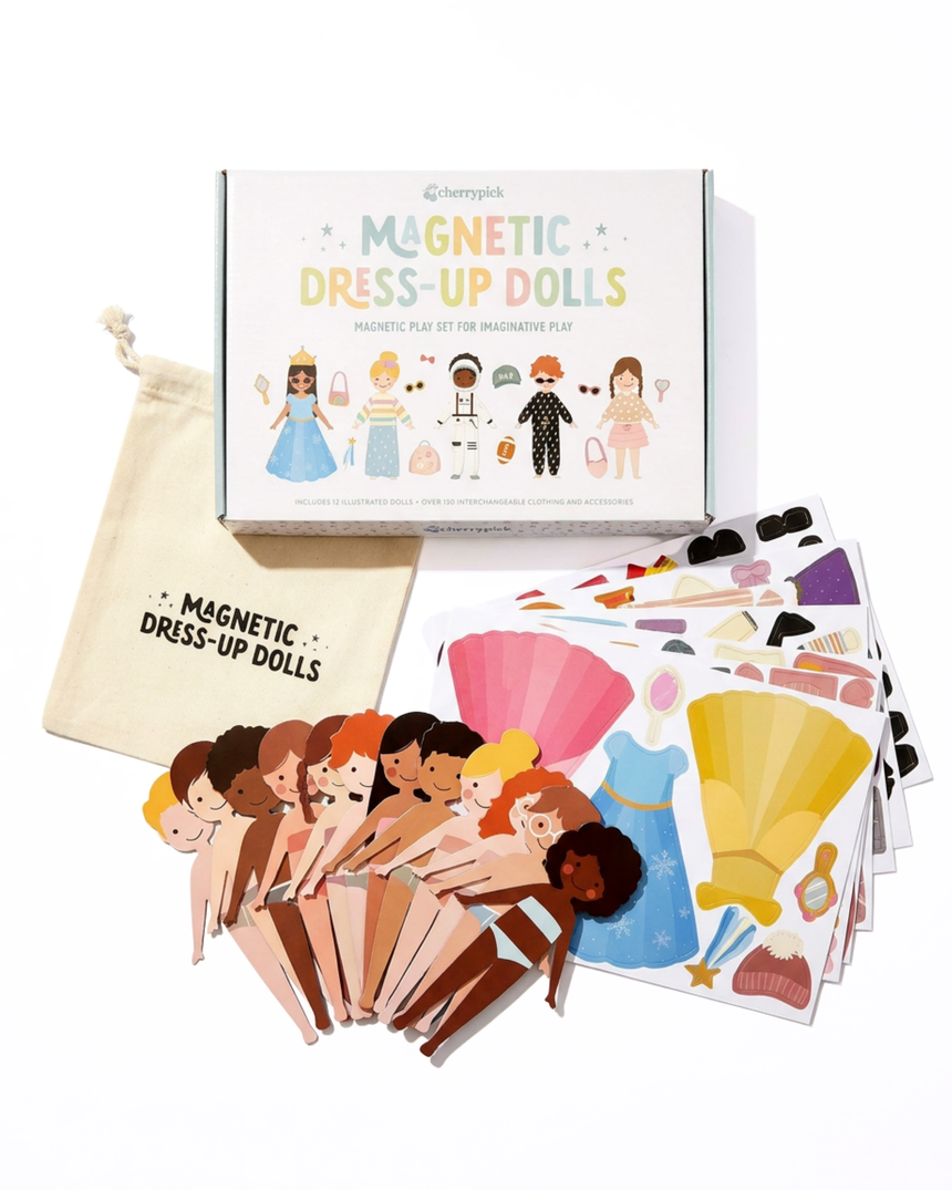 Magnetic Dress-Up Dolls Play Set