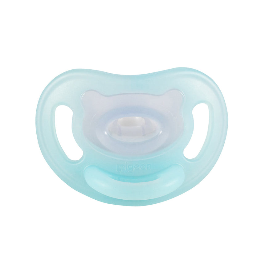 Pigeon Soft Buddy Silicone Pacifier - Light Blue
