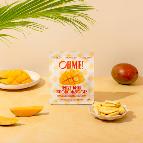 OHME! Freeze-Dried Mangoes (Sliced) 56g