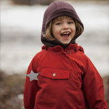 Mini A Ture - Wang fleece lined winter jacket - Chili pepper