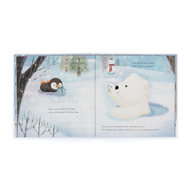 Jellycat Peanut Penguin’s Perfect Book